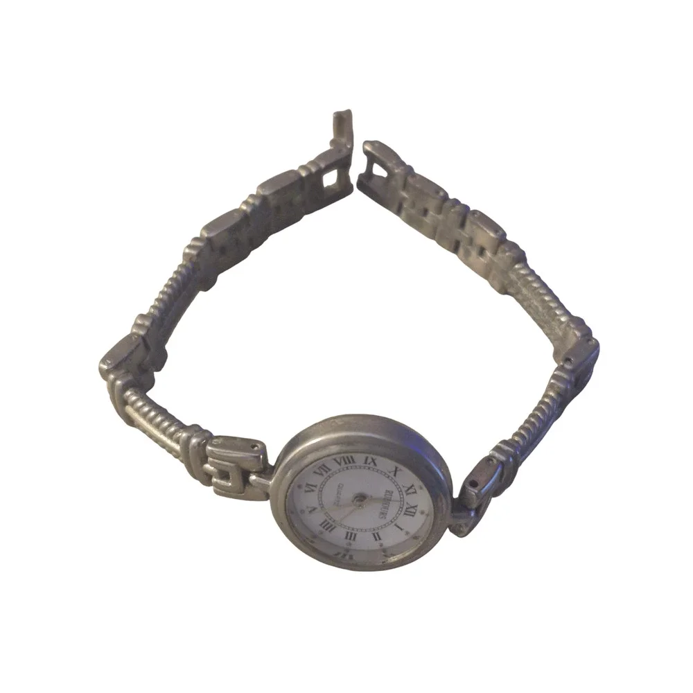 Rumours Womens Watch BOHO 60s Mid Century styled band New Battery HIppie Unusual